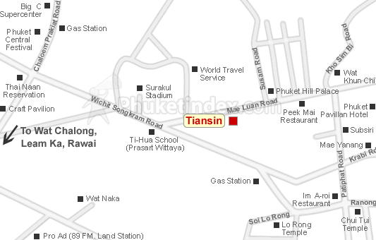 Tiansin Motors map